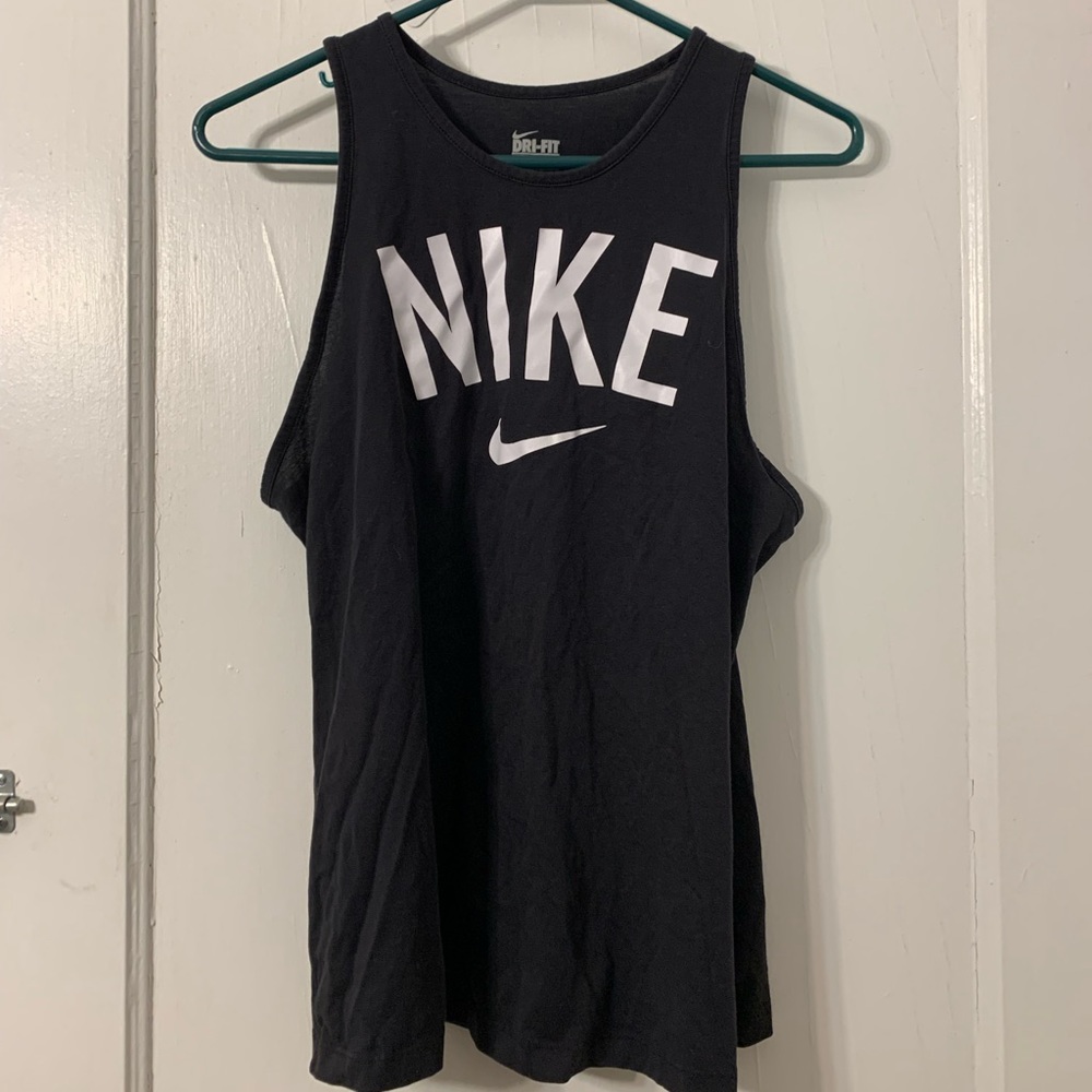NIKE Tank Top Medium Loose-fit Black